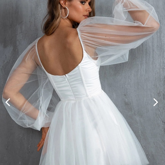 Selfie Leslie fairytale white dress - Picture 2 of 3